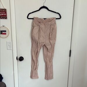 Pink Striped Pants